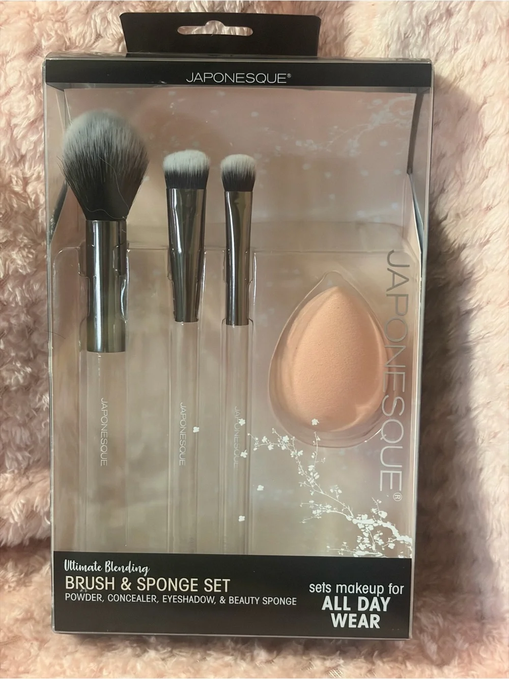 Japonesque Vegan Makeup Ultimate Blending Brush & Sponge Set